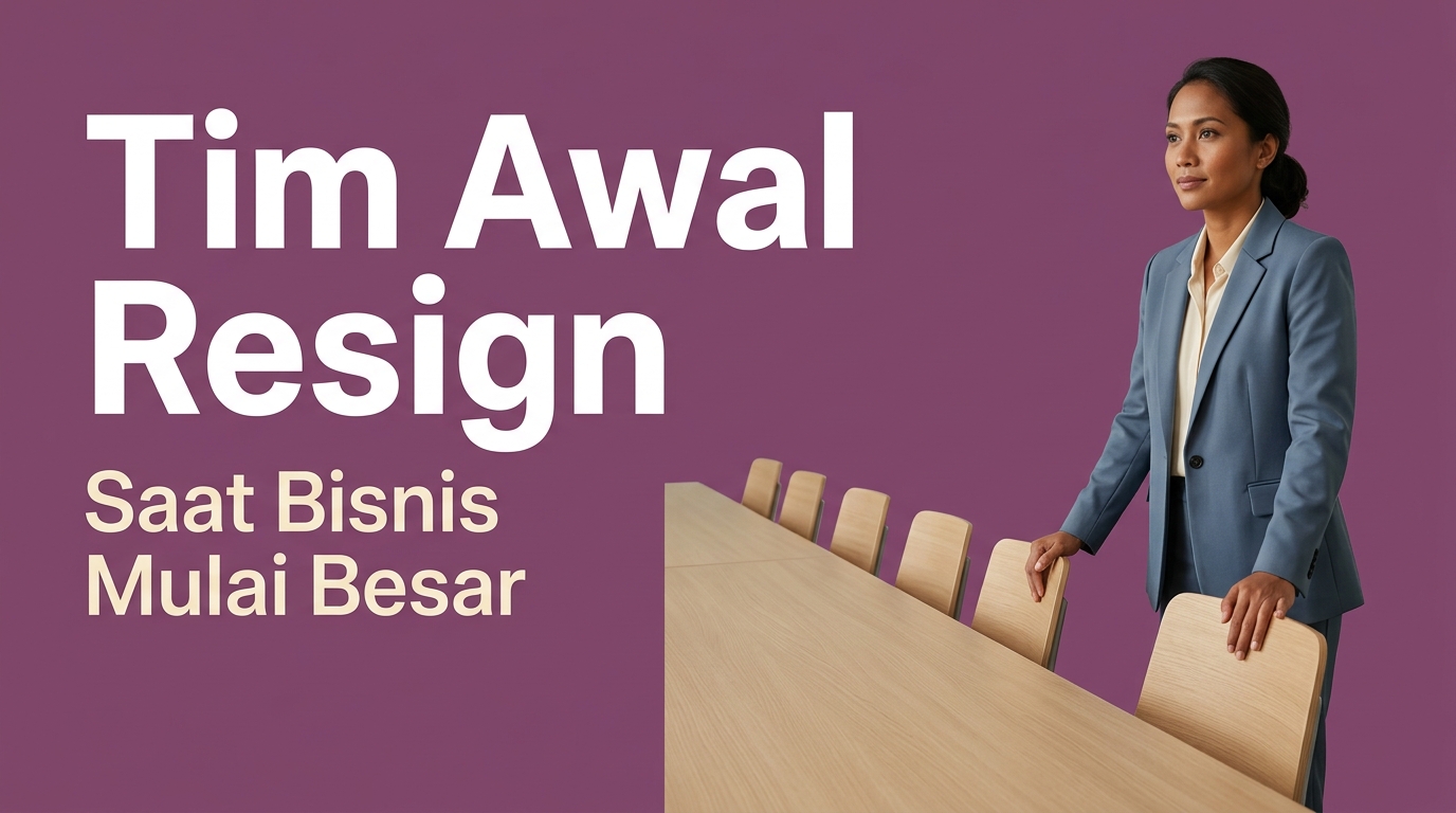 Kenapa Karyawan Awal Resign Justru Saat Bisnis Mulai Besar