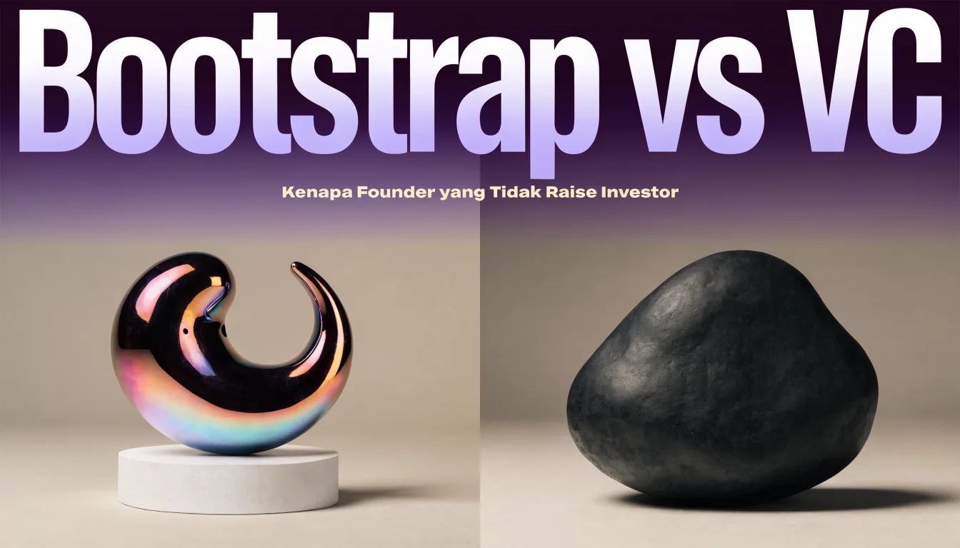 Bootstrap vs VC: Kenapa Founder yang Tidak Raise Investor Bisa Lebih Kaya