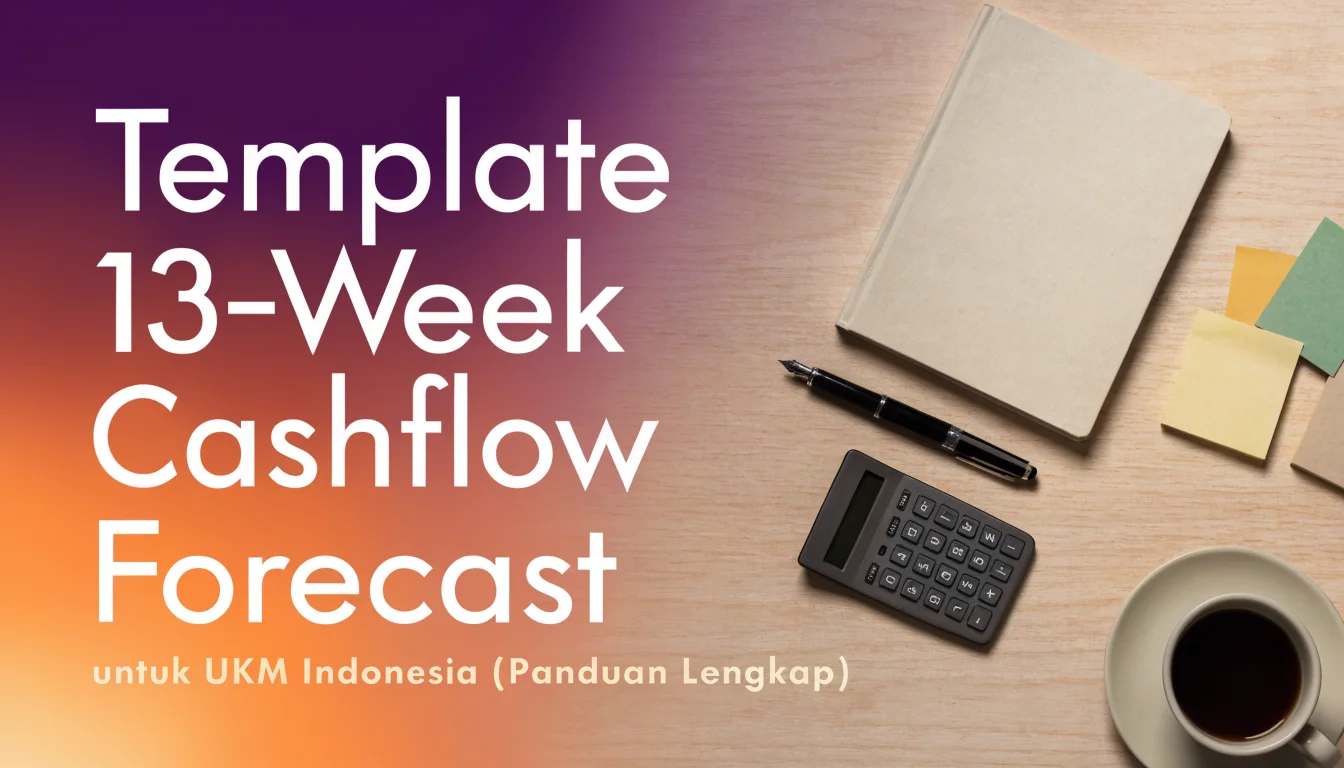 Template 13-Week Cashflow Forecast untuk UKM: Cara Setup dalam 30 Menit