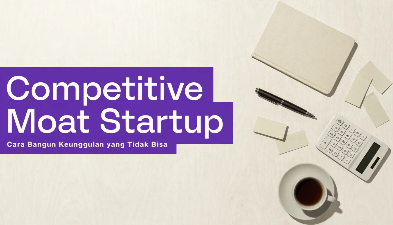 Competitive Moat Startup: Cara Bangun Keunggulan yang Tidak Bisa Ditiru