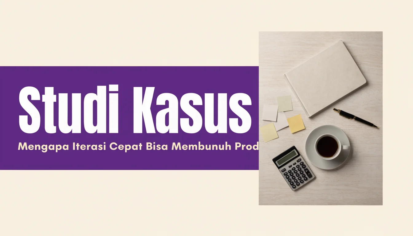 Studi Kasus: Mengapa Iterasi Cepat Bisa Membunuh Produkmu