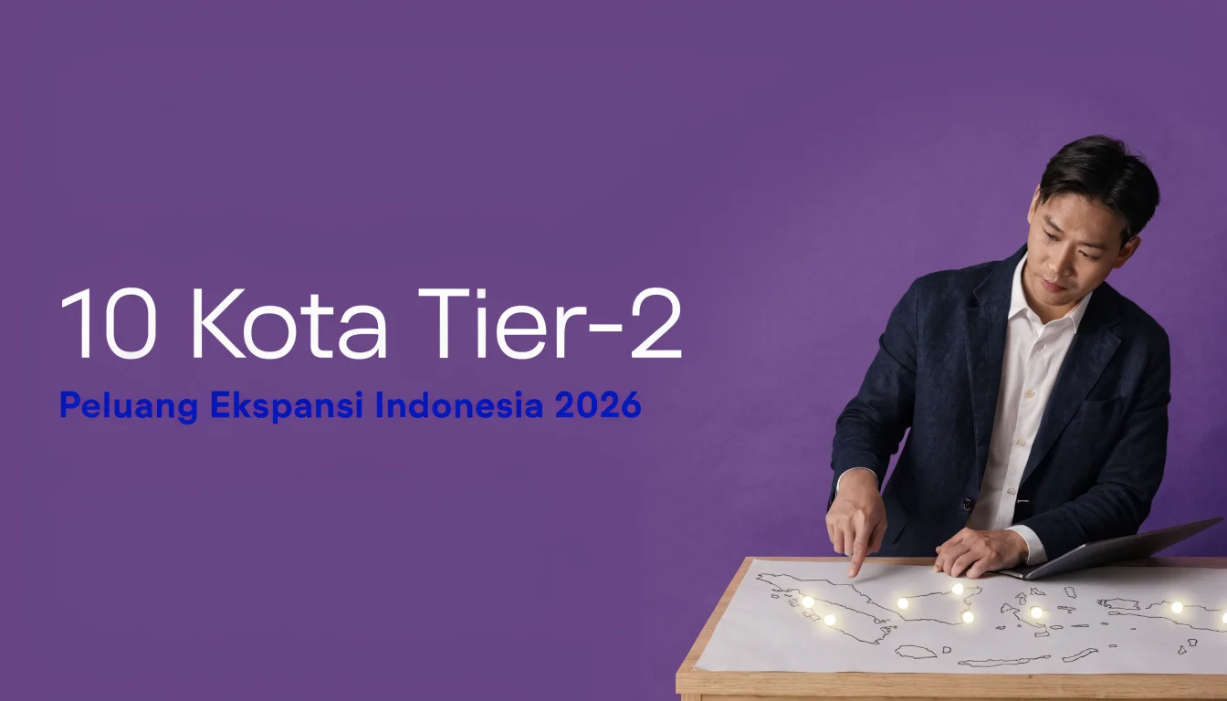 Peta Peluang: 10 Kota Tier-2 Indonesia dengan Growth Potential Tertinggi 2026-2027