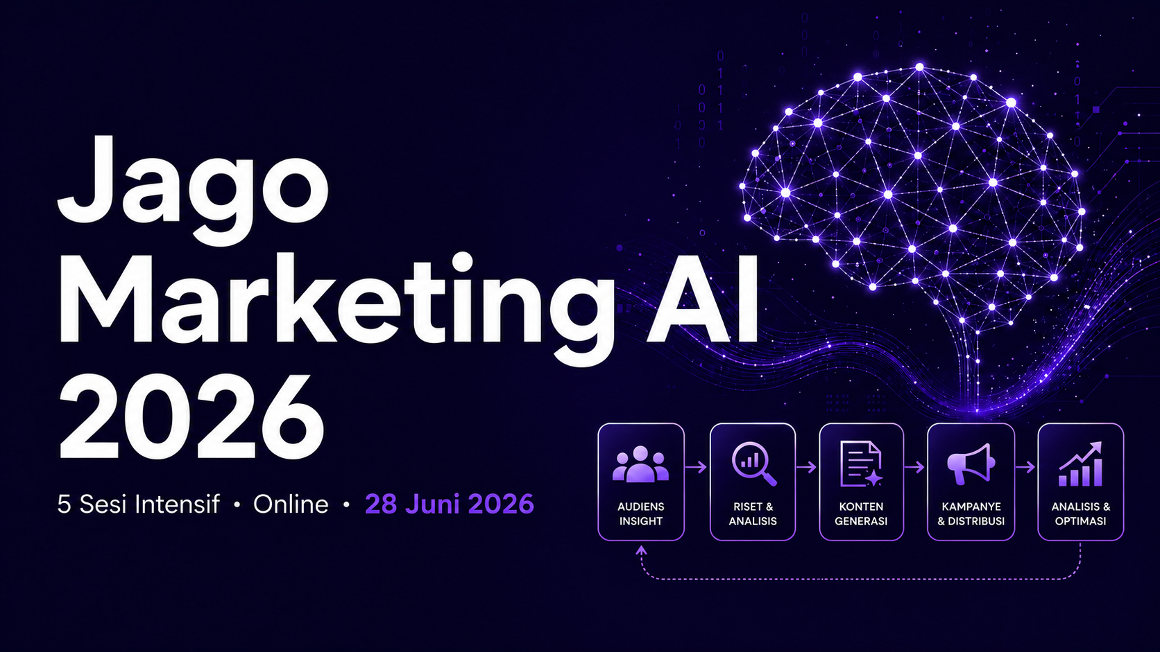 Course thumbnail: Jago Marketing AI 2026