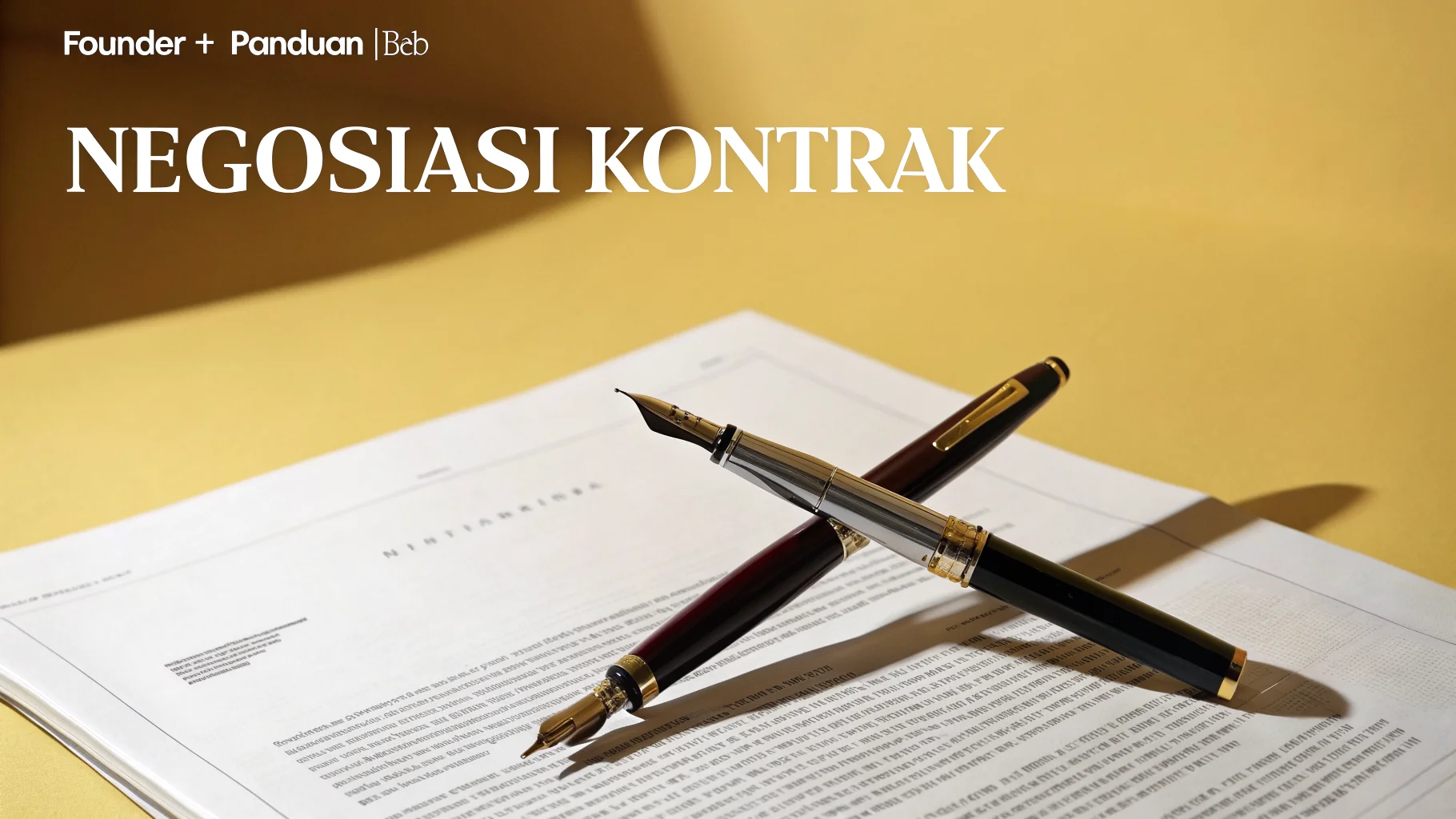 Negosiasi Kontrak B2B: Panduan untuk Owner