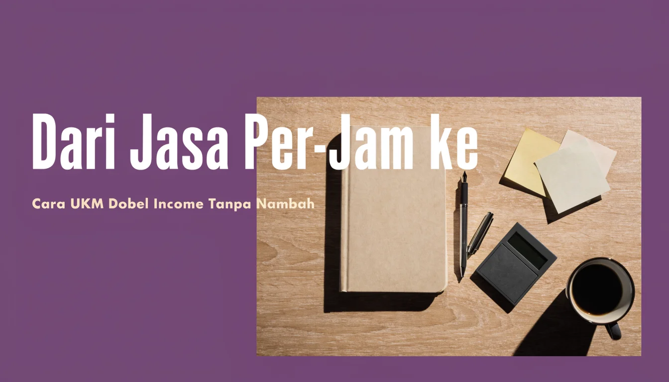 Dari Jasa Per-Jam ke Productized Service: Cara UKM Dobel Income Tanpa Nambah Waktu
