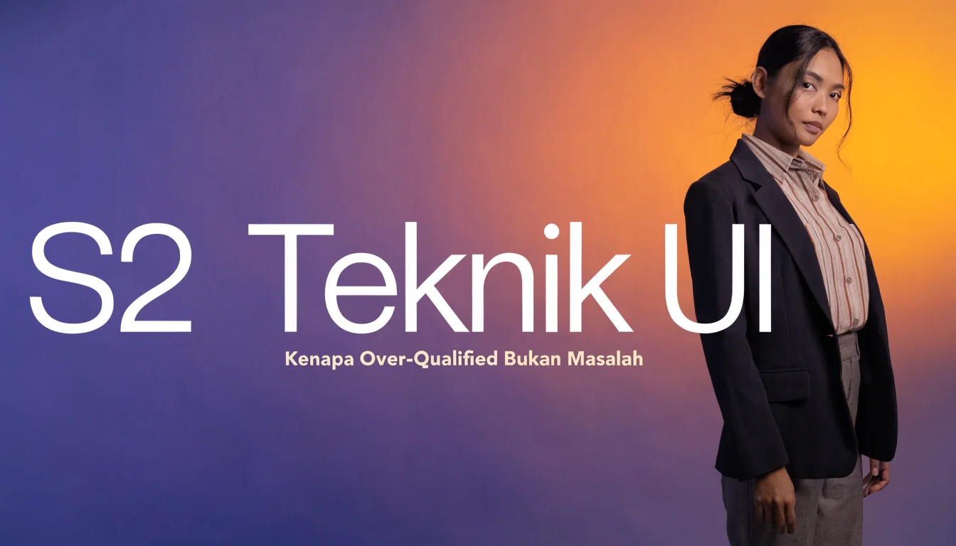 S2 Teknik UI, Ex-Power Plant, Resign Jadi Pengusaha: Kenapa Over-Qualified Bukan Masalah