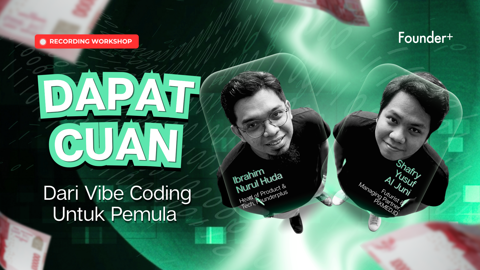 Course thumbnail: Dapat Cuan dari Vibe Coding untuk Pemula